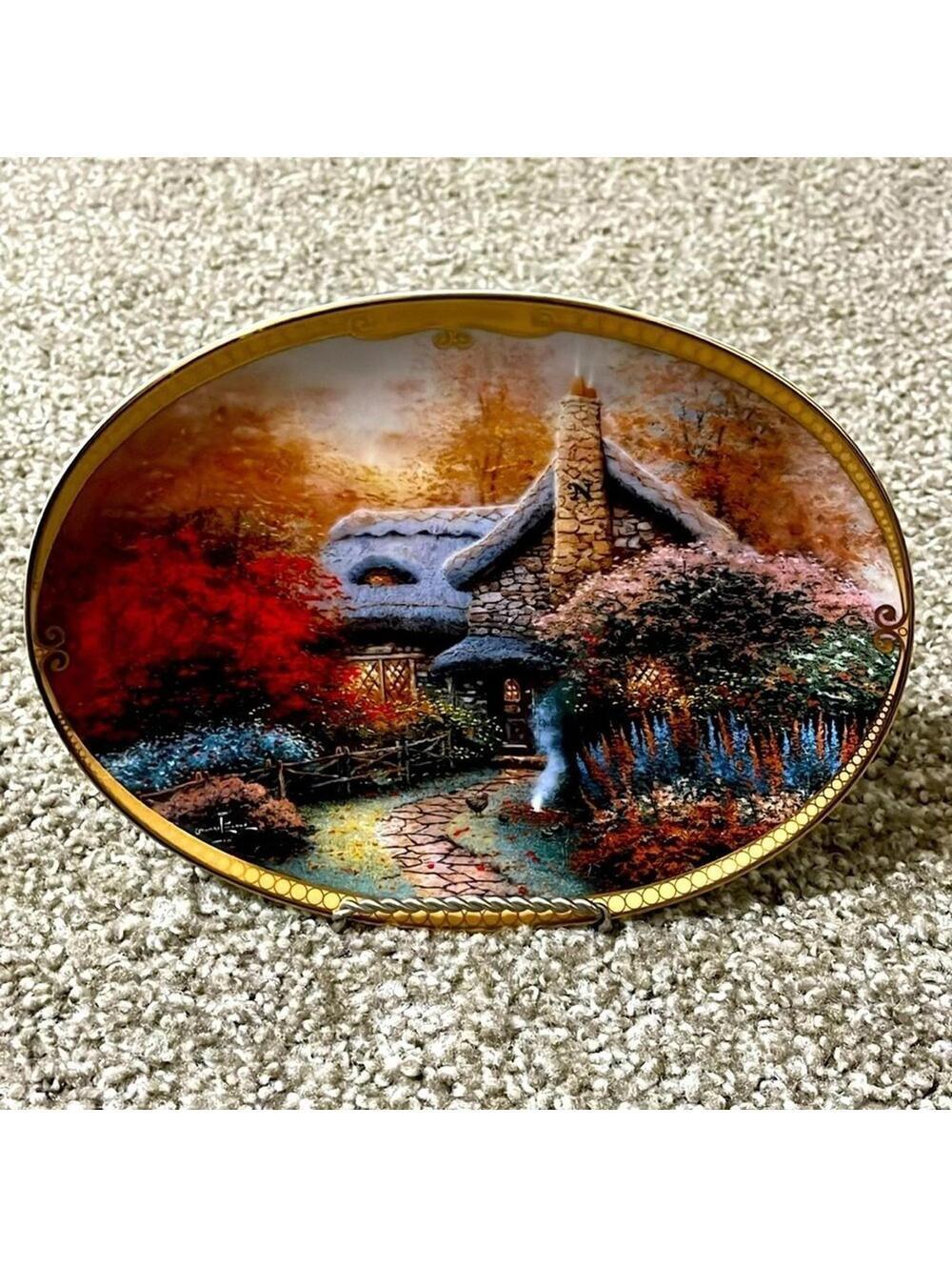 Thomas Kinkade “Ashley’s Cottage” 7th issue Scenes of Serenity #5,266 Limited Ed